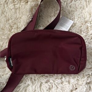 Lululemon Athletica Everywhere Belt Bag in Red Merlot
